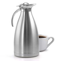 MegaChef 2L Deluxe Stainless Steel Thermal Beverage Carafe for Coffee an... - $63.16