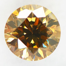 Brown Diamond Round Cut Natural Fancy Color Loose 2.10 Carat SI1 IGI Certificate - £2,685.83 GBP
