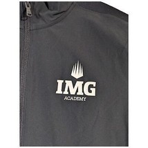 IMG ACADEMY Mens L Warmup Short Sleeve Sports Top Rain Sweat Under Armou... - £29.98 GBP