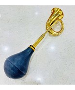 Vintage Classic Trumpet Style Brass Rubber Taxi Horn For Passenger Car B... - $89.13 CAD