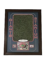 Original Giants Stadium Game Used Oversize Turf Collage #/5 COA Steiner NY Frame - £1,277.52 GBP