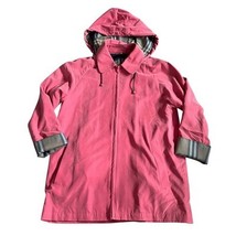 VTG Burberry London Women’s Harston Nova Check Lined Jacket Sz S Pink W/... - $148.45