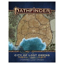 Paizo Pathfinder 2E: Lost Omens City of Lost Omens Poster Map Folio - £19.64 GBP