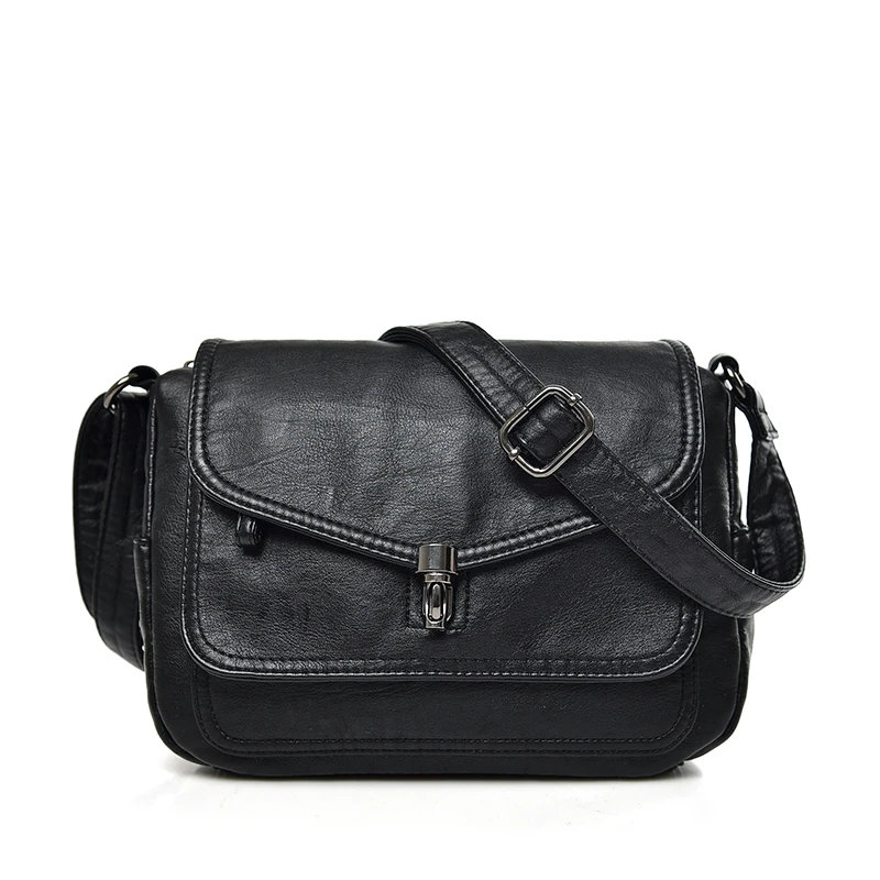 Vintage Shoulder Messenger Bags For Women New Purses And Handbags Soft L... - £34.40 GBP
