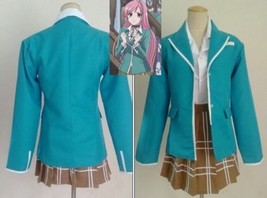 Rosario and Vampire Capu 2 Akashiya Moka School Uniform Cosplay Costume ... - £38.36 GBP