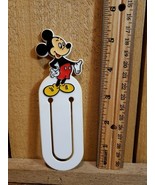 Vintage Disney Mickey Mouse Paper Clip Hard Plastic Disneyana - $18.21