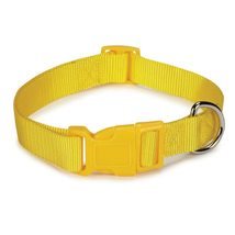 Dog Collar Bulk Packs 50 Yellow Nylon Shelter Rescue Vet 4 Adjustable Si... - £116.86 GBP+