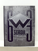 Scroll 1963 Washington High School Yearbook - Milwaukee, Wisconsin - £40.35 GBP