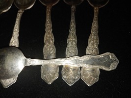 Rogers Alhambra Demitasse Spoons 1907 Set of 8 image 3