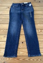 Maurice’s NWT $39.90 Women’s Slim Straight High Rise Jeans Size 4 Blue Q2 - £15.82 GBP