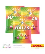 3 Packs HALLS Mixed Fruit 4 Flavor Fruit Candy 280g (3packs - 300 Candies ) - £37.90 GBP