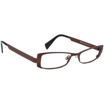Lafont - Issy &amp; LA Eyeglasses Sonia 574 Brown Rectangular Metal France 51-16 135 - £55.15 GBP