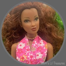 Light Pink Rhinestone Necklace for Barbie Fashionista • 16 Inch Doll Jewelry - £5.38 GBP