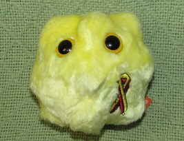 Giant Microbes Hepatitus Plush By Drew Oliver 4&quot; Yellow Stuffed Promo Rep Toy - £7.06 GBP