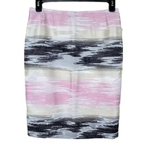 Kasper Ombre Pencil Skirt Womens 8 Womens Pink Black Straight Jacquard Work New - £19.12 GBP