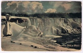 Postcard American Falls In Winter Niagara Falls Acmegraph - £1.69 GBP