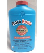 Gold Bond Blue Maximum Strength Foot Powder 10oz  Talc  - $27.95