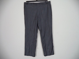 Men&#39;s Gray Claiborne Flat Front Dress Pant. 38 X 30 - $32.52 CAD