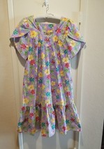 Winnie Fashion Hawaiian Muumuu Dress Size 1X Tropical Floral Blue Side P... - £22.85 GBP