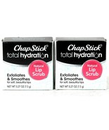 2 Count ChapStick 0.27 Oz Total Hydration Exfoliates Smooths Natural Lip... - $19.99