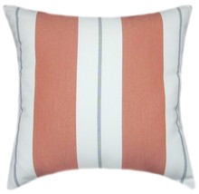 Sunbrella Relate Persimmon Indoor/Outdoor Striped Pillow - £24.87 GBP+