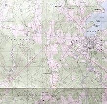 Map Newport Maine 1982 #2 Topographic Geological Survey 1:24000 27 x 22&quot; TOPO9 - £35.38 GBP