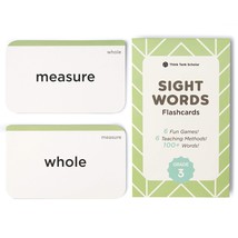 3Rd Grade Sight Words Flash Cards (Third Grade) Pack - 100+ Dolch &amp; Fry (High Fr - £18.81 GBP