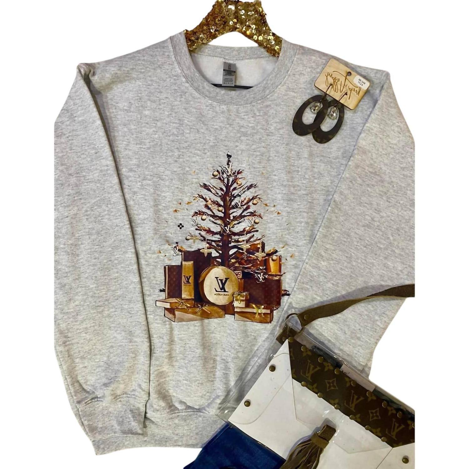 Duck Creations Women&#39;s Luxury Christmas Tree Sweatshirt Size 3X - $29.70
