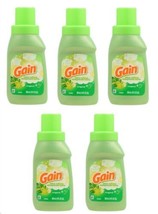 5 BOTTLES Of  Gain Original Scent Liquid Fabric Softener, 10-oz. Bottles - £15.93 GBP