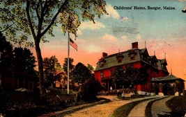 Children&#39;s Home, Bangor Maine ME Postcard. vintage 1914 POSTCARD bk45 - £4.66 GBP