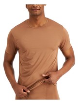 Alfani Men&#39;s Air Mesh Crew Neck Stretch Undershirt in Brownie-Large - £10.27 GBP