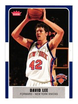 2007 Fleer #74 David Lee New York Knicks - £1.59 GBP