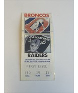 1988 Raiders at Denver Broncos 9/26 NFL Ticket Biggest MNF Comeback 24-0... - €47,54 EUR