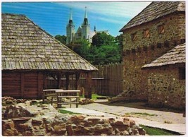 Postcard Reconstructed Fort Ste Marie Among The Hurons Midland Ontario - $2.78