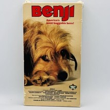 Joe Camp&#39;s Benji (VHS, 1982) Movie Vintage Video Tape First Edition On VHS - £7.02 GBP