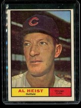 Vintage 1961 TOPPS Baseball Trading Card #302 AL HEIST Chicago Cubs - £7.76 GBP