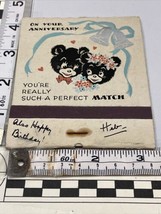 Giant  Feature Matchbook   On Your Anniversary  Suck A Perfect Match  gmg - $24.75