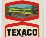Texaco Oil Company Map of Kentucky Tennessee Rand McNally 1969 - £9.34 GBP