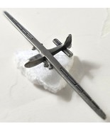 Vintage GLIDER AIRCRAFT Silver Toned Lapel Hat Jacket Pin Long Wings - $20.25 CAD