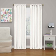 Eclipse Kendall Blackout Thermaback (42&quot;x 84&quot;) Curtain Panel White T410946 - $21.77