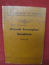 1949 Aircraft Powerplant Handbook CAA Tech Manual No.107 - $29.69