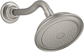 Kohler 72773-BN Artifacts Shower Head Less Showerarm and Flange - Brushe... - £65.29 GBP
