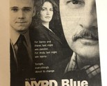 NYPD Blue Tv Guide Print Ad Dennis Franz Rick Schroeder Kim Delaney TPA25 - $5.93