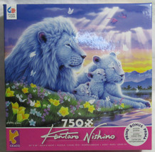 Ceaco 750 Piece Puzzle Wild Animal LION FAMILY PRIDE Kontaro Nishino after rains - £25.51 GBP