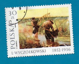 Poland Postage Stamp 1987 Leon Wyczólkowski Paintings  - $1.99