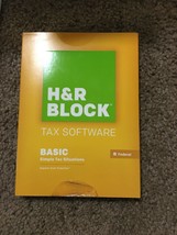 H&R Block Tax Software Basic 2015—361 - £14.62 GBP