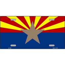Arizona Big Star State Flag Novelty Metal License Plate - £7.05 GBP