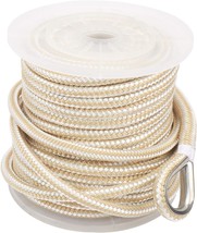 1/2 Inch X 250 Feet Double Braid Nylon Anchor Line with Stainless Steel ... - £35.80 GBP