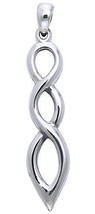 Jewelry Trends Celtic Infinity Love Knot Sterling Silver Pendant - £30.83 GBP
