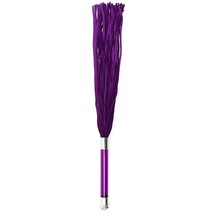 Purple Suede Flogger With Glass Handle And Crystal with Free Shipping - £101.64 GBP
